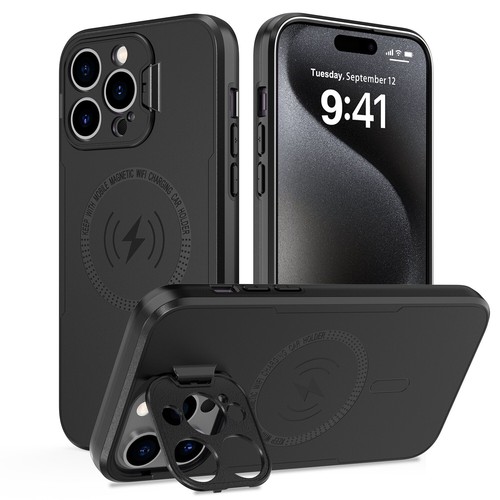 For Apple iPhone 15 14 Pro Max Safe Magnetic Case Shockproof Kickstand Cover - Picture 8 of 54