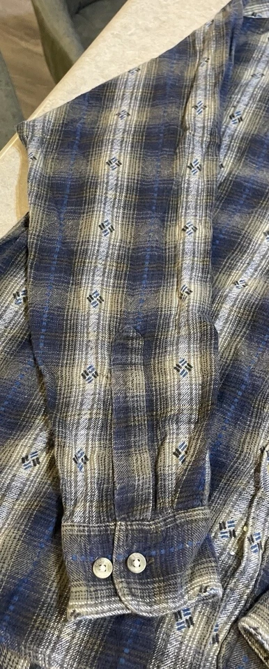 Vtg Columbia Shirt Mens Sz XL Button Down Long Sleeve Geometric Aztec Print AOP - Image 3 of 4