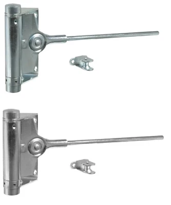 GEDOTEC Türschließer Stangen Tor Feder-Schließer Gartentor Tür 25-80 kg Stahl Edelstahl