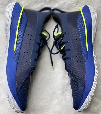 Under Armour Curry 7 Dub Nation Basketball Shoe 3021258-405 Navy/Volt Sz 9.5 New Under Armour Curry 7  main image 2