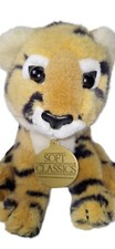 Vtg Soft Classics Tiger Plush Stuffed Animal 1990 Dakin