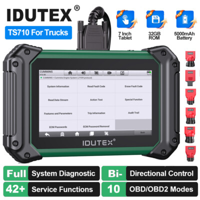 Heavy Duty Truck Diesel Scanner Diagnostic Tool DPF for Cummins Detroit Paccar