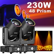 230W LED 48Prism Stage Light RGBW Beam Rainbow Moving Head Light Party DJ Disco