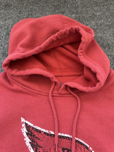 Arizona Cardinals Mens 2XL Hoodie Red Fleece Bird Head Logo Pullover Sweatshirt - Picture 2 of 9