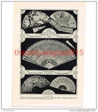 Artistic Fans, Book Illustration (Print), c1907