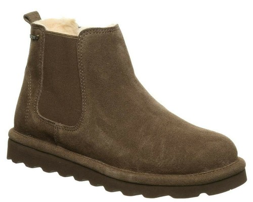 Genuine Suede Chelsea Boot Seal Brown 