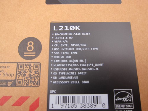 ASUS 2024 Vivobook Go 11.6” HD Laptop Intel Dual Core N4500 NEW SEALED - Afbeelding 3 van 3