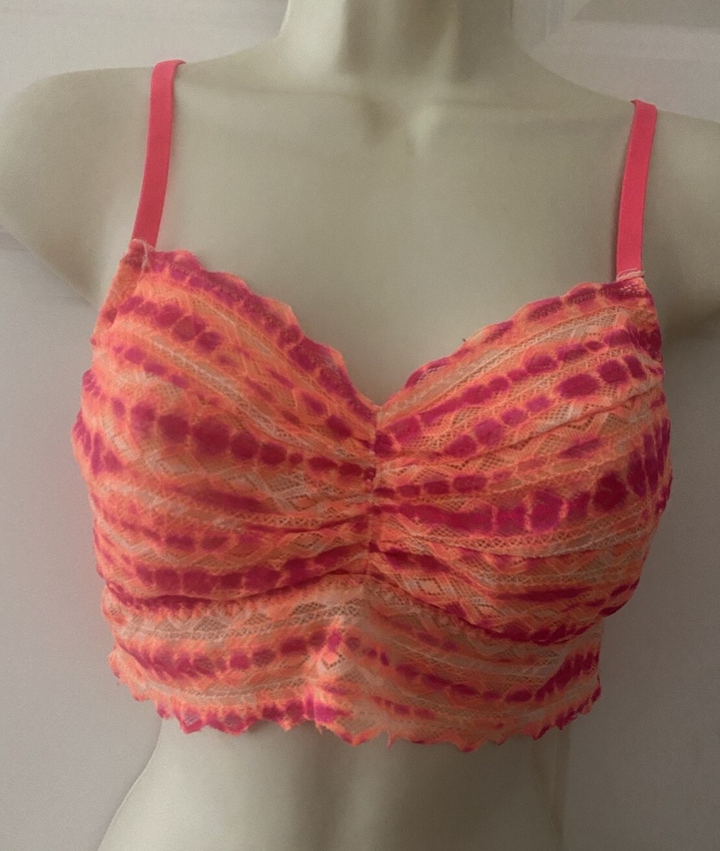 neon lace bralette top
