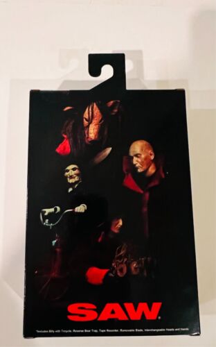 SET OF 2 SAW ULTIMATE JIGSAW KILLER 7" BLACK & RED ROBE VERSIONS NECA 2024-2025 - Picture 8 of 9