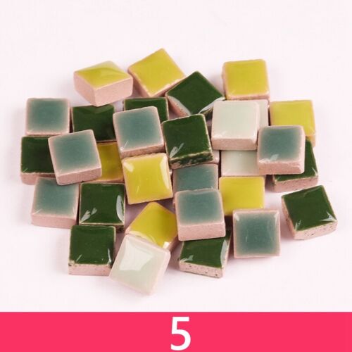 1cm 200g Carré Céramique Mosaïque Tuiles Main Matériaux DIY Mural Art Décoration - Afbeelding 29 van 50