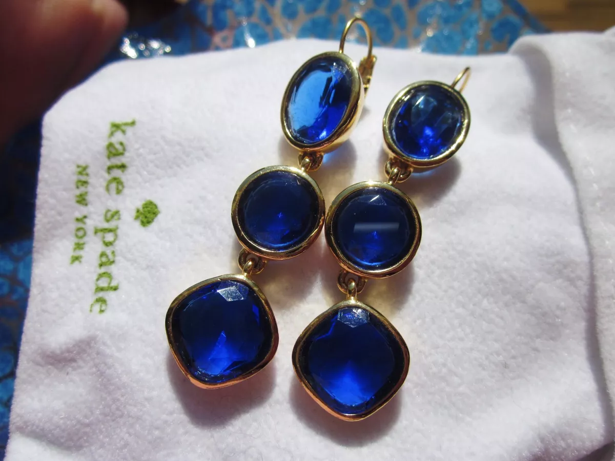 Kate spade sapphire earrings sale