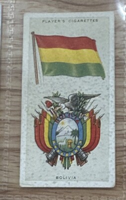 1936 Bolivia John Players & Sons Cigarettes National Flags and Arms