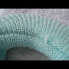 Light Mint Green Soft Knit Plaid Conductor Fatigue Baby Cap Hat Acrylic Preowned — photo 6