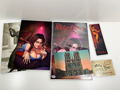The Naked Spy #4 EXTRA EXTRA Spicy Cover D Eve Solo Plus Extras