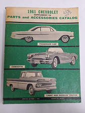 Original Gm 1961 Chevrolet Supplement To Parts And Accessories Catalog Original Gm 1961 Chevrolet Supplement To Parts And Accessories Catalog