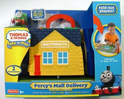 Percy s Mail Delivery Portable Fold Playset  Maithwaite Fisher Price 2009 NIB 
