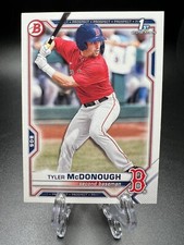 Tyler McDonough 2021 Bowman Draft 1st BD-3 Paper Base Boston Red Sox