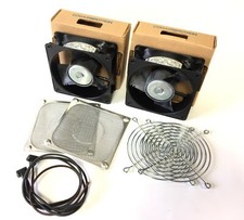 Lot of 2 Comair Rotron MD12B2 Muffin XL DC Fan 119.13 x 119.13mm 12VDC 0.5A 6W
