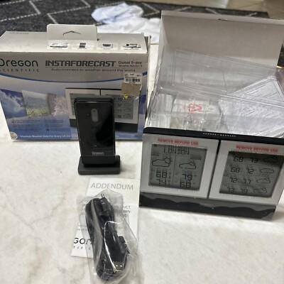 #ad Oregon Scientific I600 InstaForecast : Global 5 day Weather Adviser II $65.00