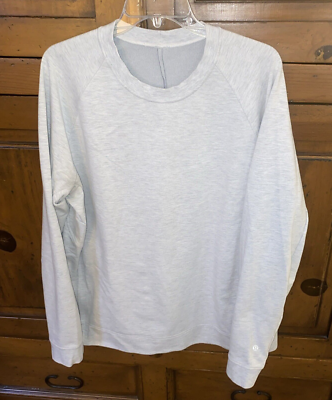 Lululemon City Sweat Crew Pullover Sweatshirt-Gray-XL-Side Zip-Hidden  Pocket | eBay