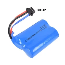 7.4V 1100mAh SM-4P Forward plug Li-po Battery For UDI001 Boat Huanqi 960 747A RC