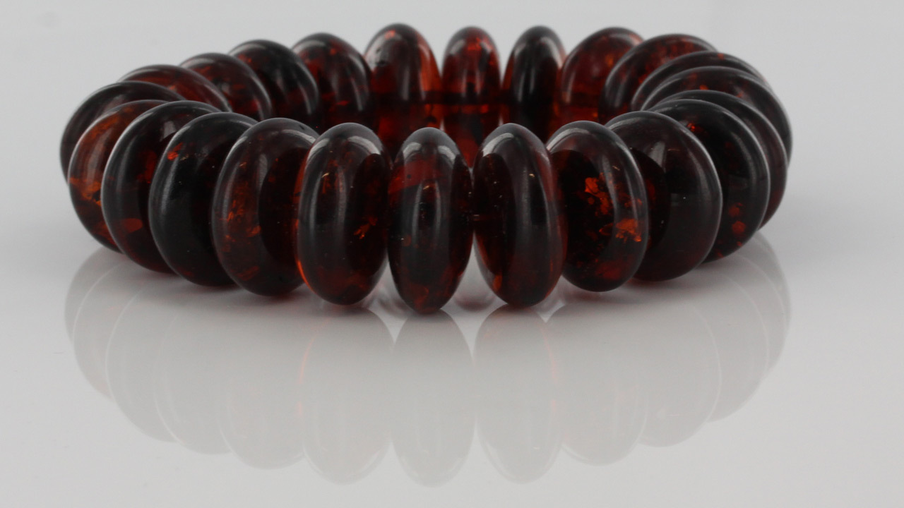 German Unique Baltic Amber Healing Handmade Bracelet Genuine Amber W060 RRP£895! image 3