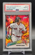 2023 Topps Chrome Logofractor - Triston Casas - RC Future Stars PSA 10 GEM MINT