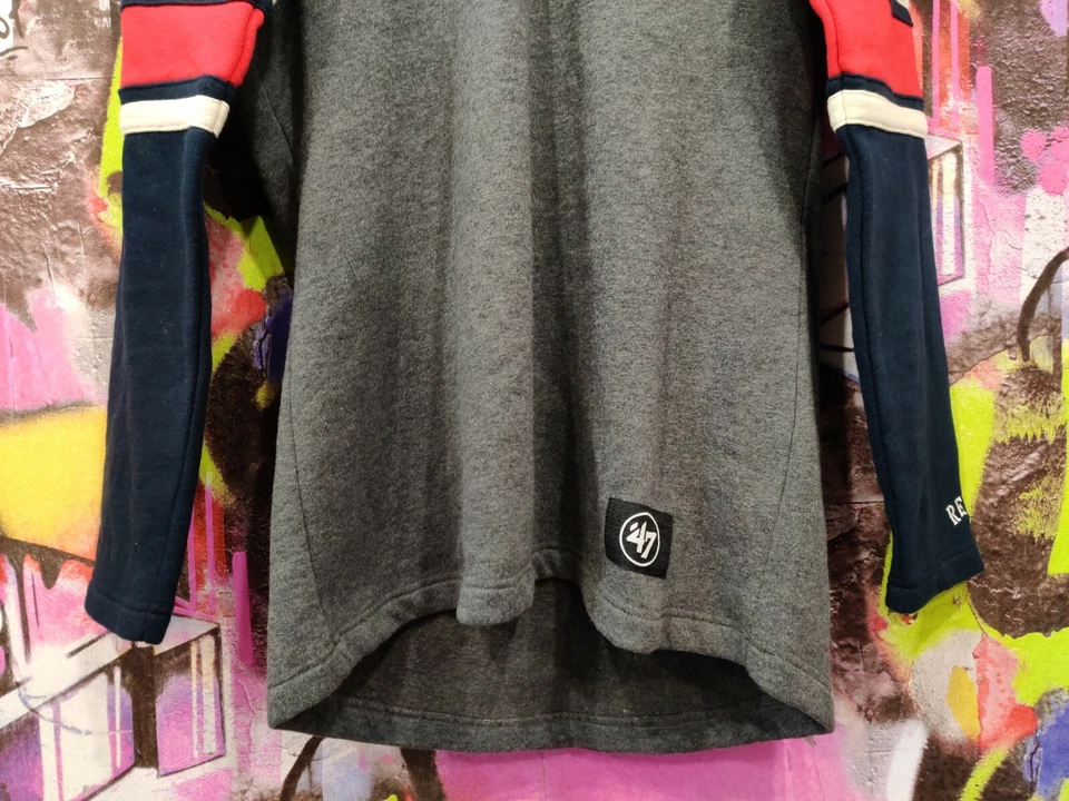 Boston Red Sox MLB Baseball Hoodie Longsleeve Sweatshirt Top '47 Mens size S - Image 3 of 4