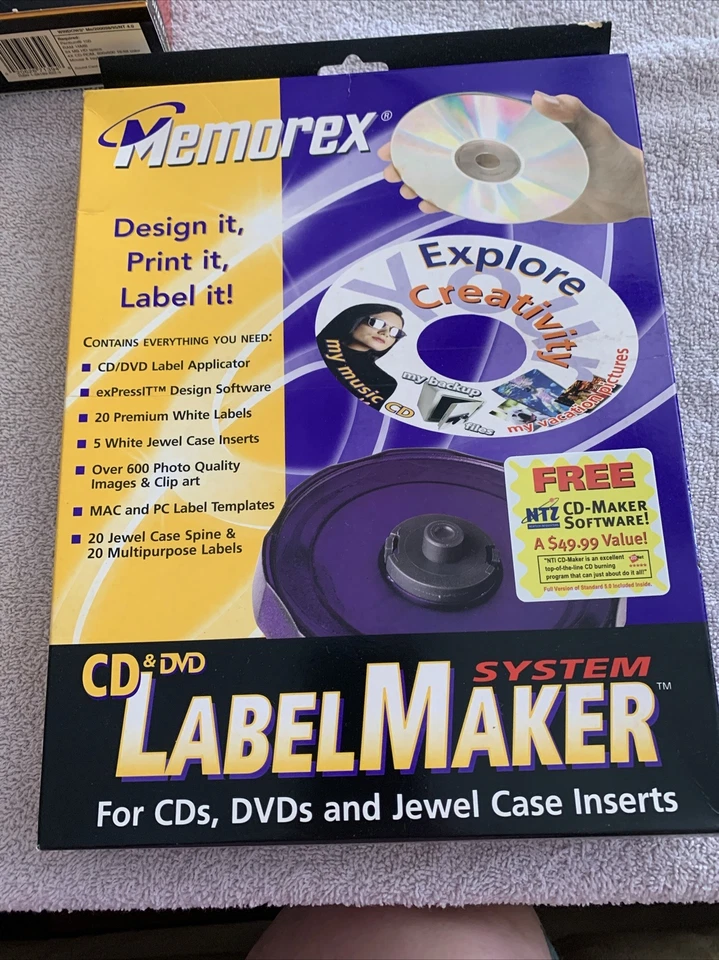 Rare Hallmark Card Studio 3 Deluxe, Norton Anti Virus & Label Maker All New - Image 4 of 4