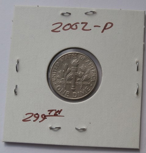 2002 P Roosevelt Dime "Cud or Die Chip Obv/Rev" - Bild 7 von 8