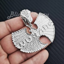 WU TANG FASHION BLING CHARM PENDANT HIP HOP RAPPER STYLE FUNKY GOLD SILVER TONE