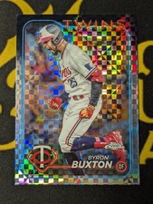 Byron Buxton 2024 Topps Chrome X-Fractor Minnesota Twins