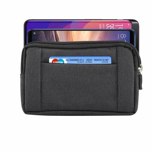 für Micromax Bolt Supreme Q300 (2016) Horizontale Mehrzweckgürteltasche Jeans - Bild 8 von 9