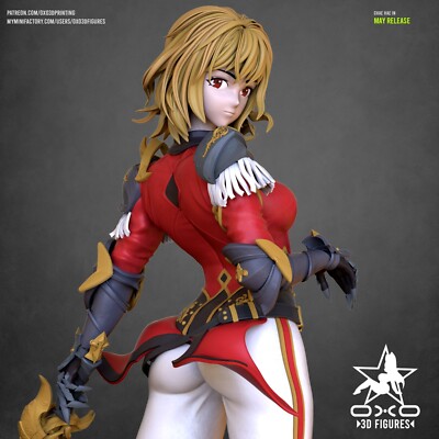 OXO 3D unbemalte 1:12 Resin Figur über 15cm groß Chae Hae weibliche Anime Figur