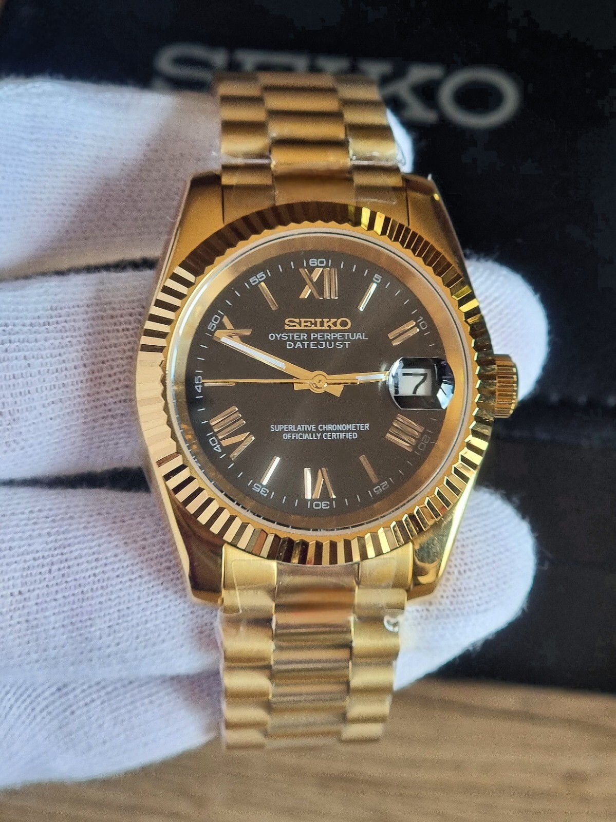Reloj Seiko DATEJUST MOD automatico - Maquinaria Original Seiko NH35