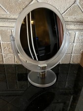 Bath Bliss Double Sided Free Standing Swivel Vanity Mirror, Regular 10X s Mag