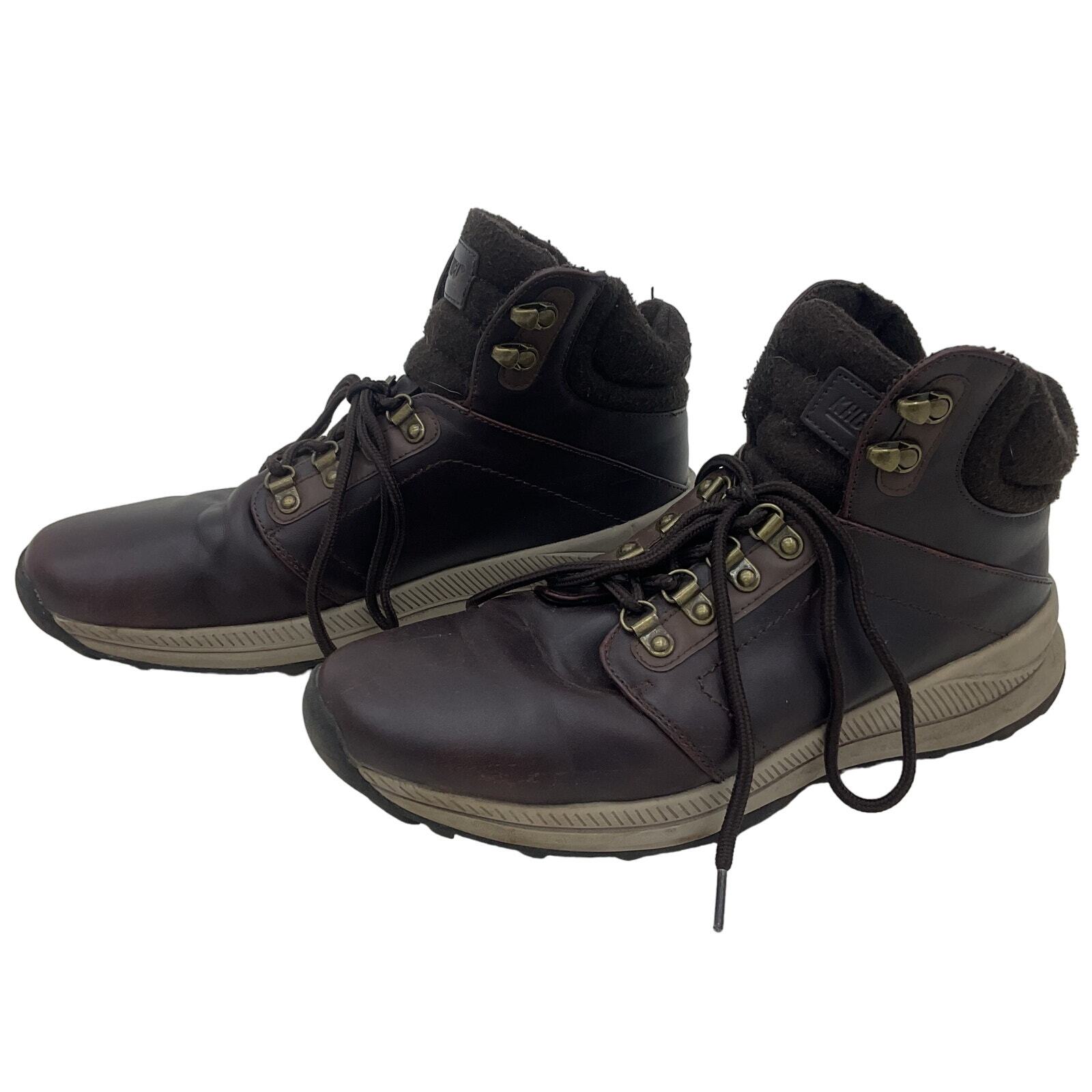 Khombu Mens Brown Size 9 Synthetic Combat Boots Preowned-image