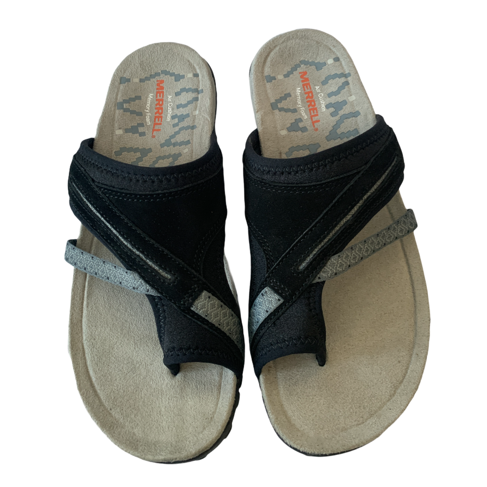 merrell black sandals