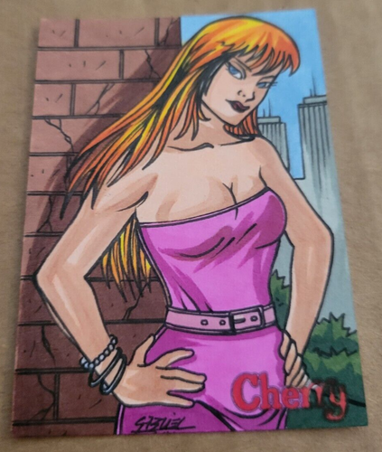 5finity 2023 Cherry Delite Sketch Card by Ulisses Gabriel SWEET Card B 1 of 30