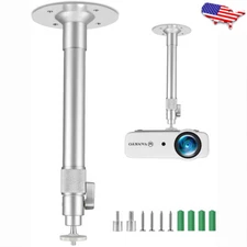 Projector Wall Ceiling Mount Hanger 360° Rotatable Extendable 11.8" to 19.7"