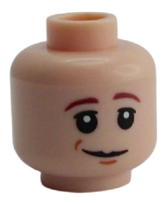 Lego Kopf in hell nougat für Minifigur Han Solo jung 3626bpb0655 Star Wars Neu