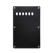 Fit Fender Stratocaster Electric Guitar Vintage 6 Holes 1-Ply Black Back Plate