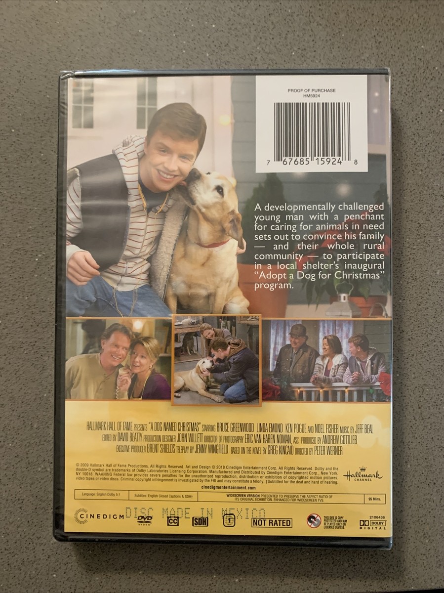 Hallmark Hall of Fame: A Dog Named Christmas NEW DVD
