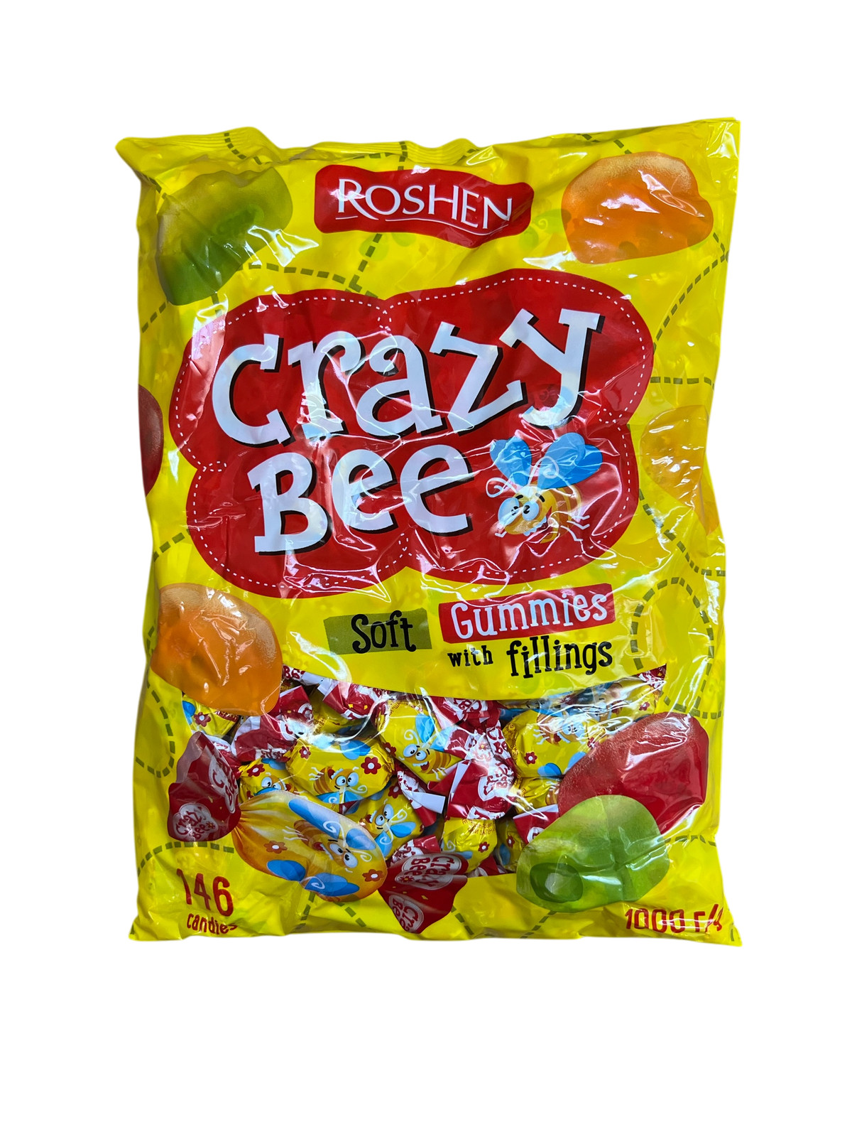 Roshen Crazy Bee Gummies 1000g Packung