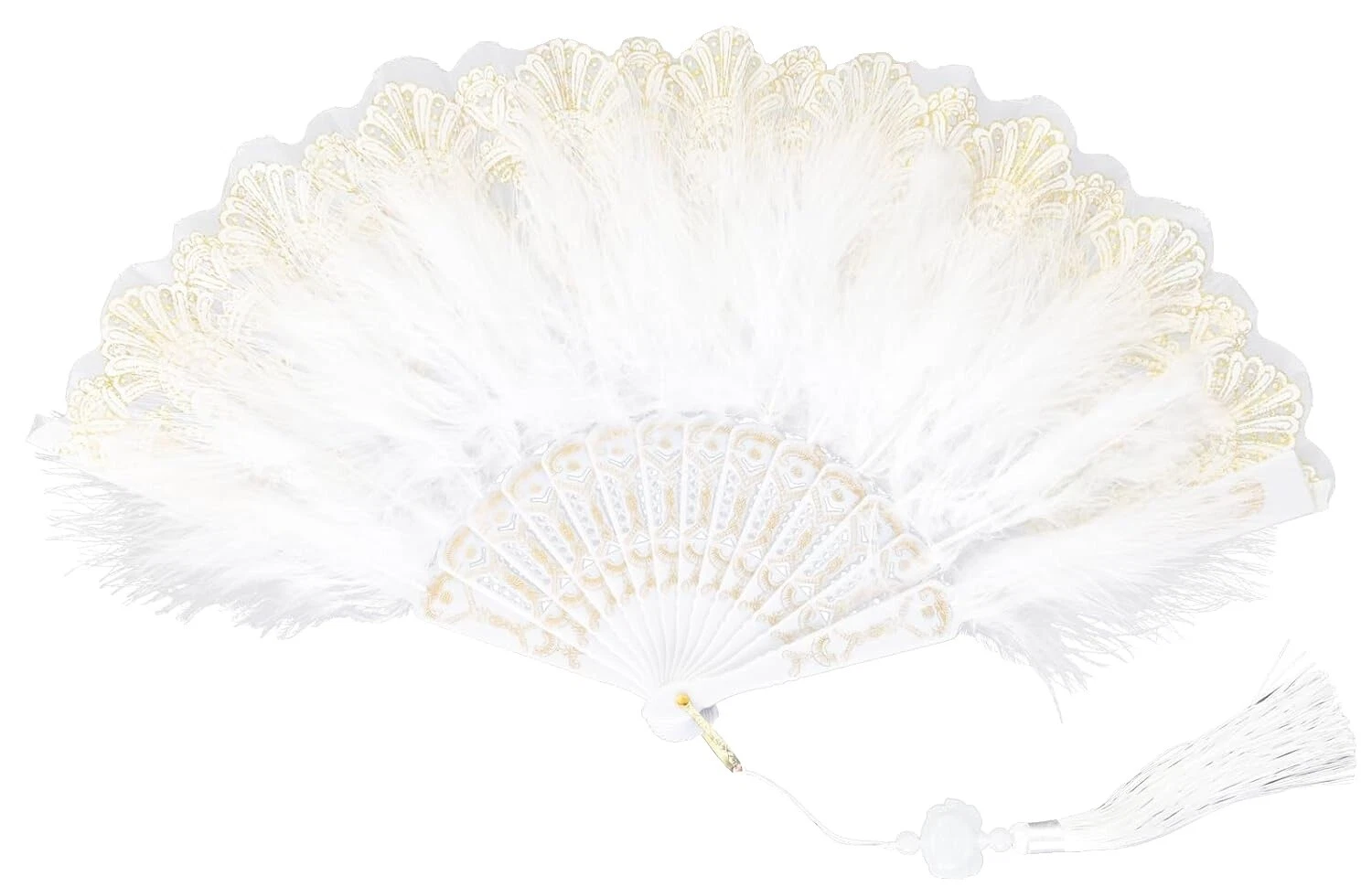 Pluma 1920s década Accesorios Vintage