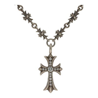 Chrome Hearts Tiny E CH Plus /w Tiny Fat Cross Pendant Chrome Hearts Tiny E CH Plus /w Tiny Fat Cross Pendant