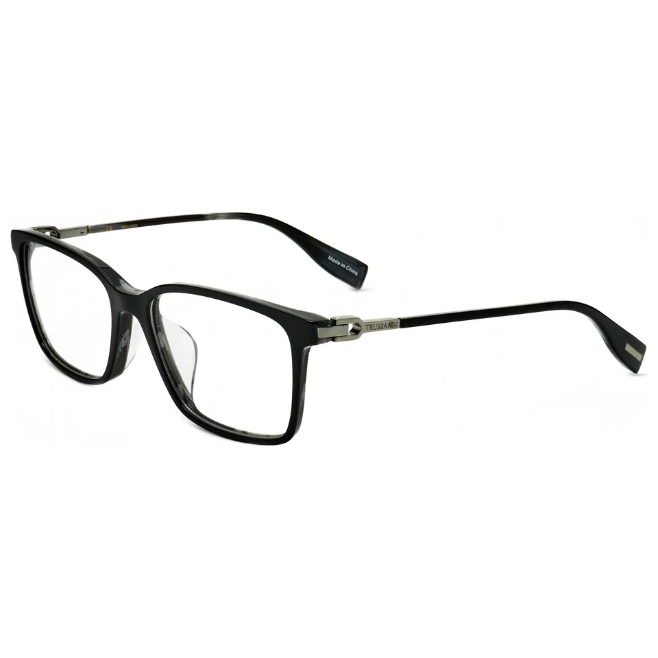 Ópticas Trussardi Man 54 mm negras grises a rayas VTR367F-09CF-54