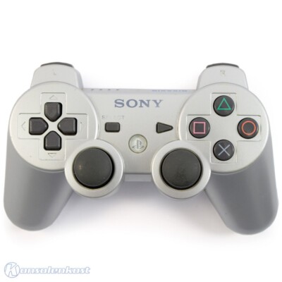 PS3 - Original Sixaxis Wireless Controller #silber [Sony] sehr guter Zustand