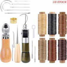 Upholstery Repair Speedy Sewing Kit Leather Sewing Kit with Stitcher Thread Awl
