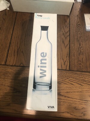 Viva Scandinavia Wine Carafe 34 0z Wine Beverage Glass